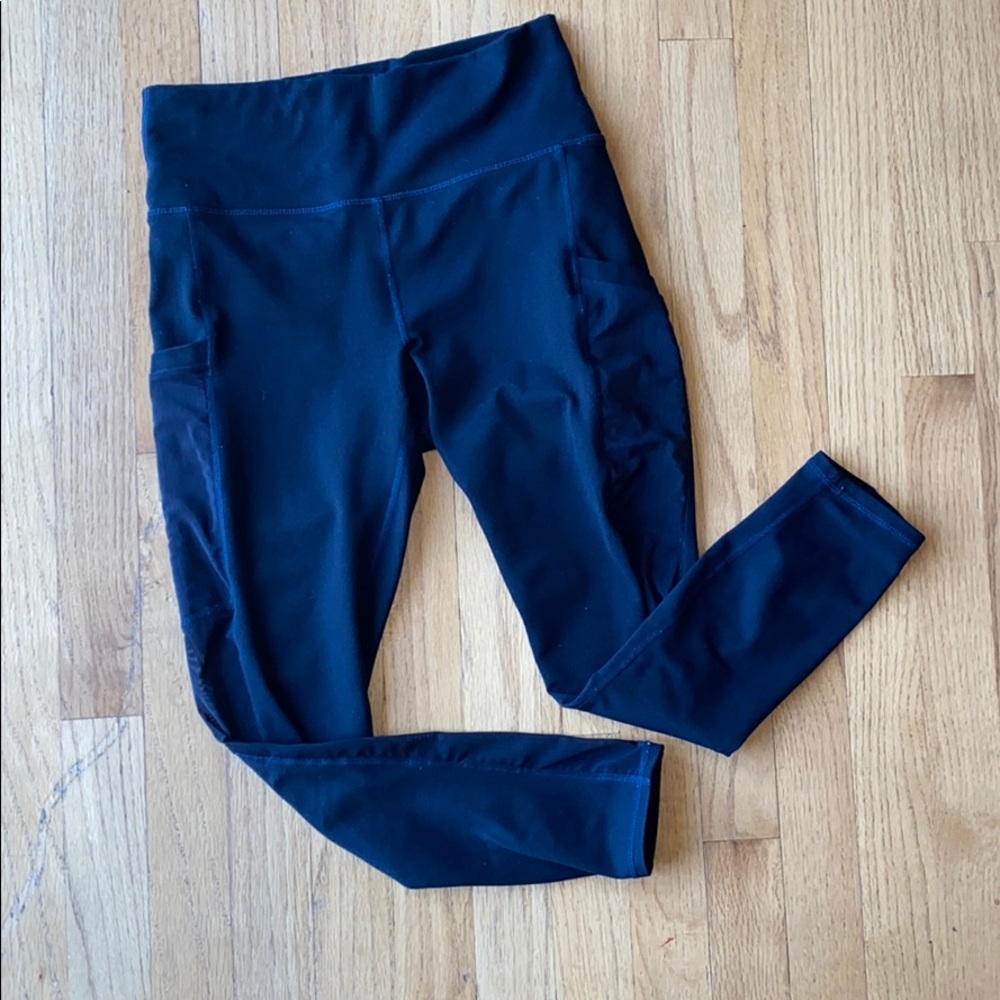 Fabletics leggings black sheer size small